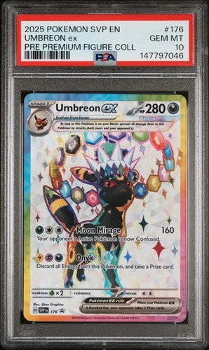 2025 POKEMON SVP EN-SV BLACK STAR PROMO #176 UMBREON EX PSA 10