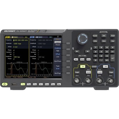 VOLTCRAFT Funktionsgenerator Signalgenerator FG32502T netzbetrieben DDS 2-Kanal