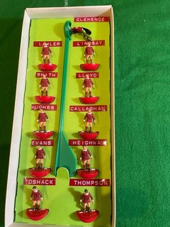 Subbuteo Heavyweight Liverpool Full Team Ref.41. 1970s Vintage
