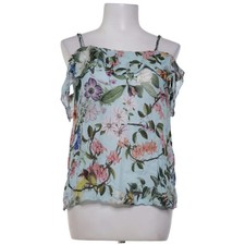 Hallhuber, Tunika, Größe: 34, Blau/Mehrfarbig, Seide, Blumen, Damen #QGa