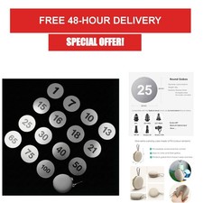 15Pcs Round Gobos Kit for Optical Snoot, 66mm Metal Patterns