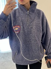 RIPCURL vintage quarter zip jumper PURPLE SURFWEAR Size XL