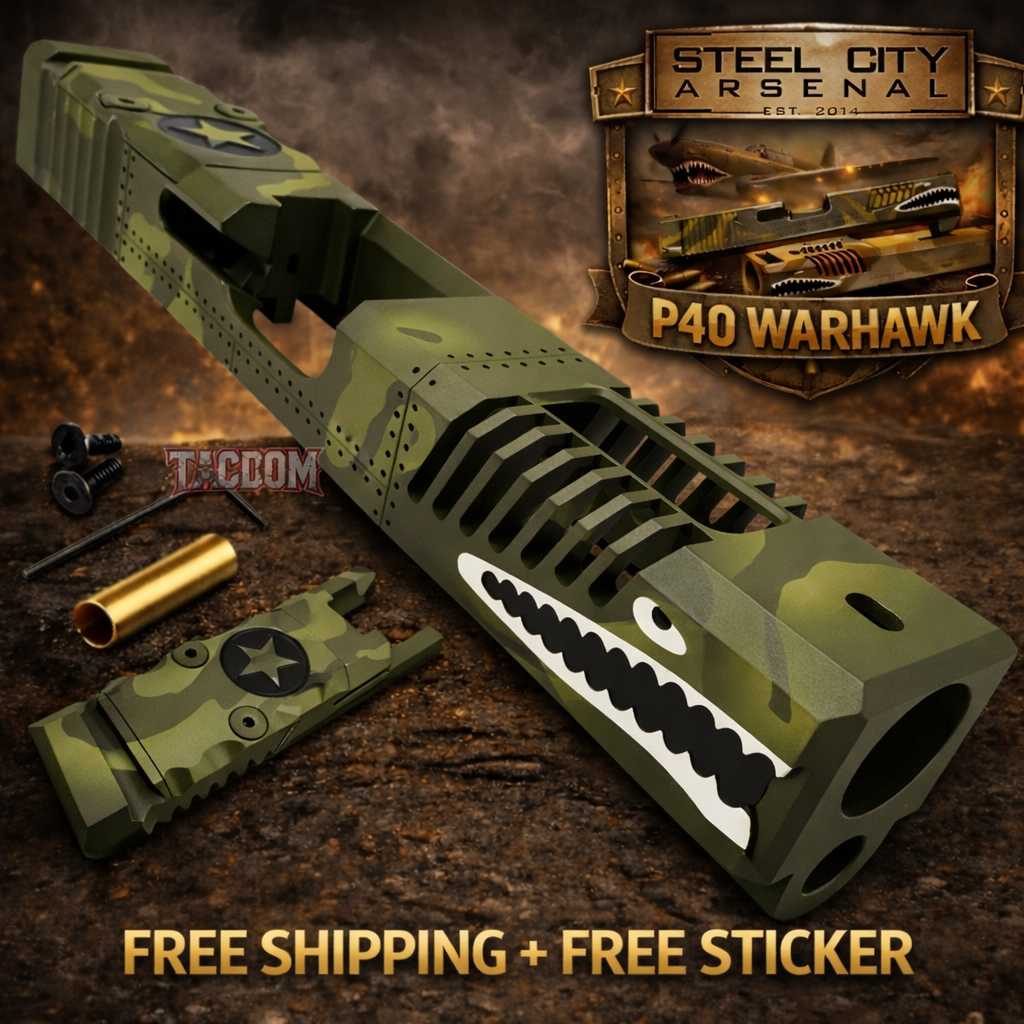 Steel City Arsenal LTD EDITION P40 WARHAWK Slide for GLOCK 19 GEN