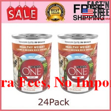 HOT SALE Purina ONE Plus Healthy Weight Wet Dog Food 13 oz Cans 24 Pack , NEW