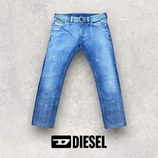 Vintage Diesel Thanaz Slim Jeans Mens W30 L32 Blue Selvedge Denim Made In Italy