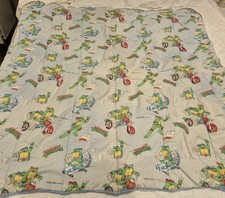 Vintage 90's  Teenage Mutant Hero Turtles Slumblux Junior Sleeping Bag 