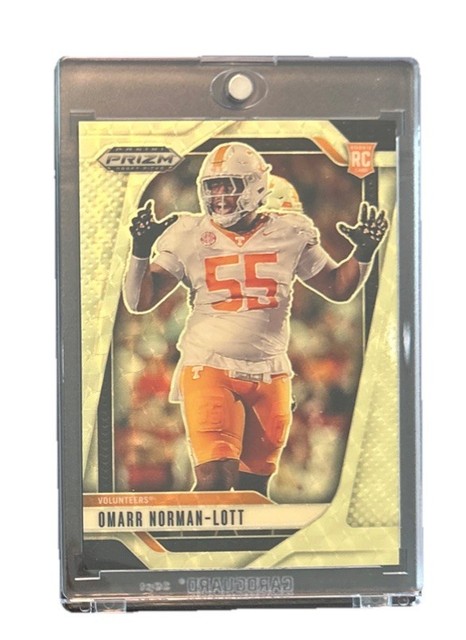 2025 Panini Prizm Draft Picks Omarr Norman-Lott GOLD Vinyl RC 1/1 KC Chiefs