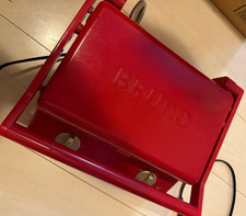 Used BRUNO BOE084 Red Grill Sandwich Maker Double Bread from Japan