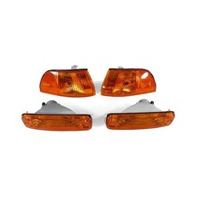 Jdm Amber Corner Bumper Signal Light For Acura Integra Gs Ls Rs 90 91 Abs Lens