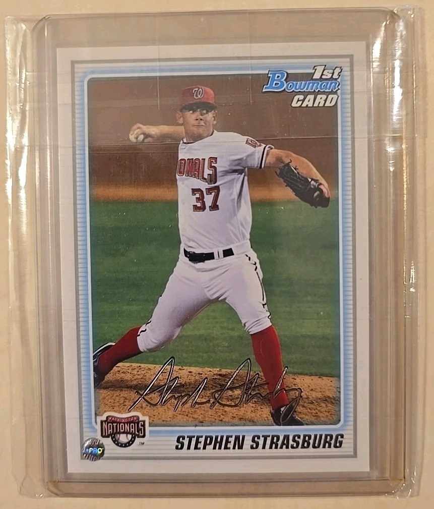 2010 BOWMAN 1st CARD #BP1 STEPHEN STRASBURG WASHINGTON NATIONALS