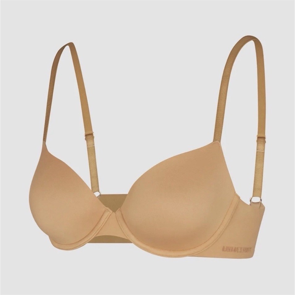 Savage X T-Shirt Bra Beige Underwired Adjustable Straps Lightly Lined 40C