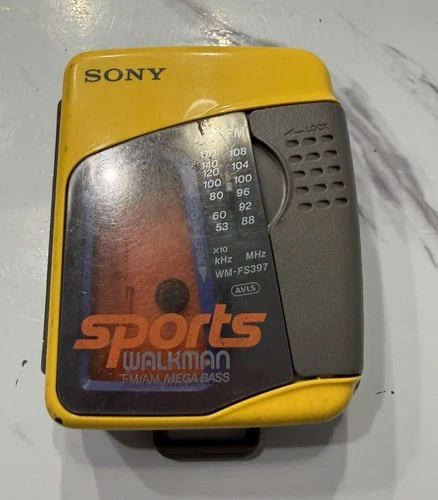 Vintage Sony Sports Walkman WM-FS397 Tested And Working