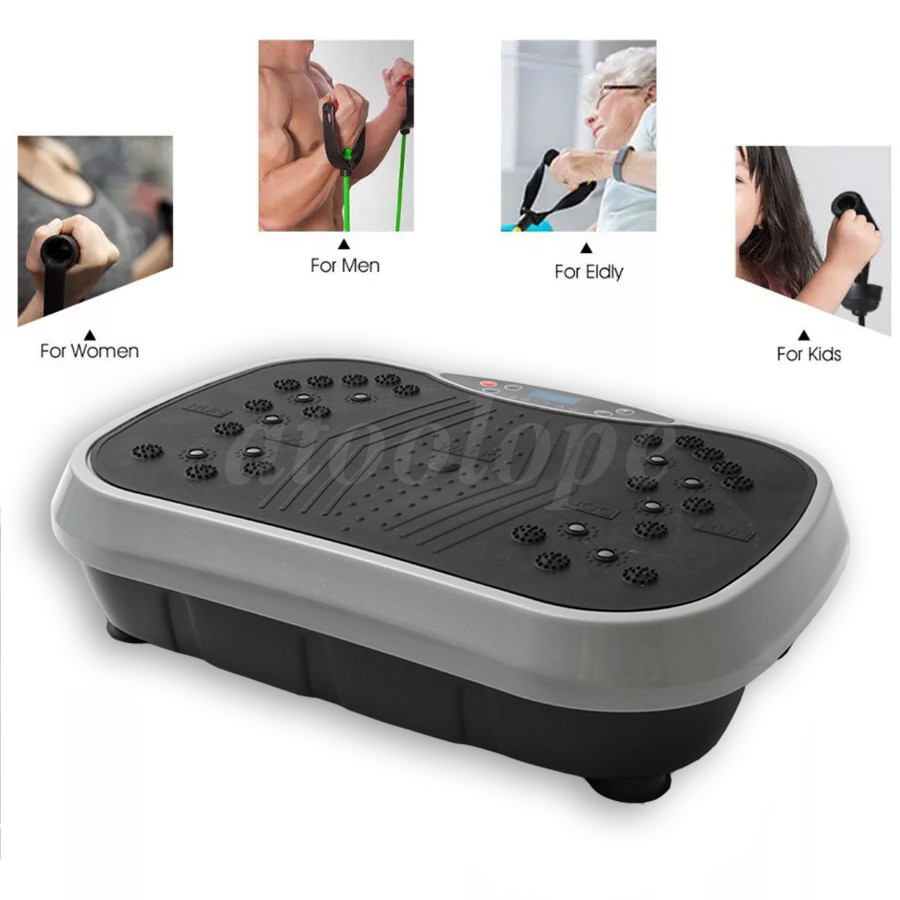 NEW Vibration Plate Exercise Machine Vibrate Platform Whole Body Workout Fitness