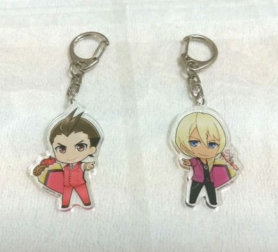 Acrylic Keychains: Phoenix Wright, Apollo Justice, and Klavier Gavin