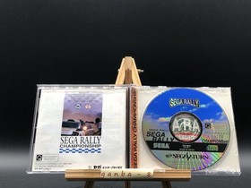 Sega Rally Championship w/spine (Sega Saturn,1995) from japan