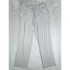 Tommy Bahama Men  s Grey Drawstring Waist Pockets Pajama PJ Pants Size Medium