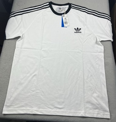 Adidas Originals Adicolor Classics 3 Stripes Tee IA4846 Size XL White/Black NWT