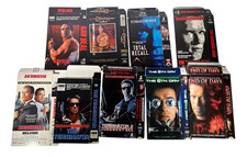 lot of 9 ARNOLD SCHWARZENEGGER VHS covers only for crafting art decoupage