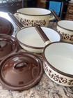 Enamel Kitchen Ware Vintage Poland Pots N Pan With Lids 80s Era Quality Pieces — photo 6