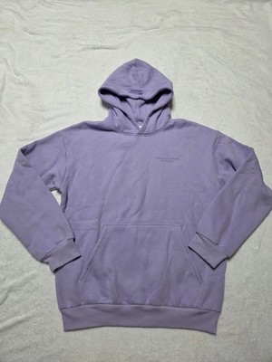 Comfrt Hoodie Lavender Pastel Edit Fleece Pullover Size Large Cozy Oversized