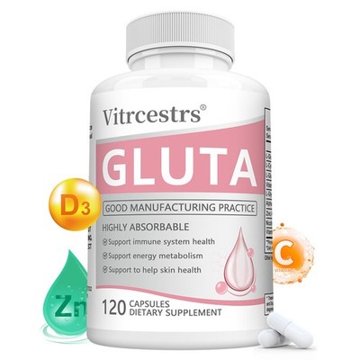 250mg L-Glutathion-Komplex zur Unterstützung Haut,Immunsystem,Energie,30 120Kaps