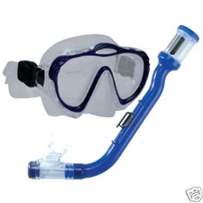 Kid Child Junior Silicone Mask Dry Snorkel Scuba Diving