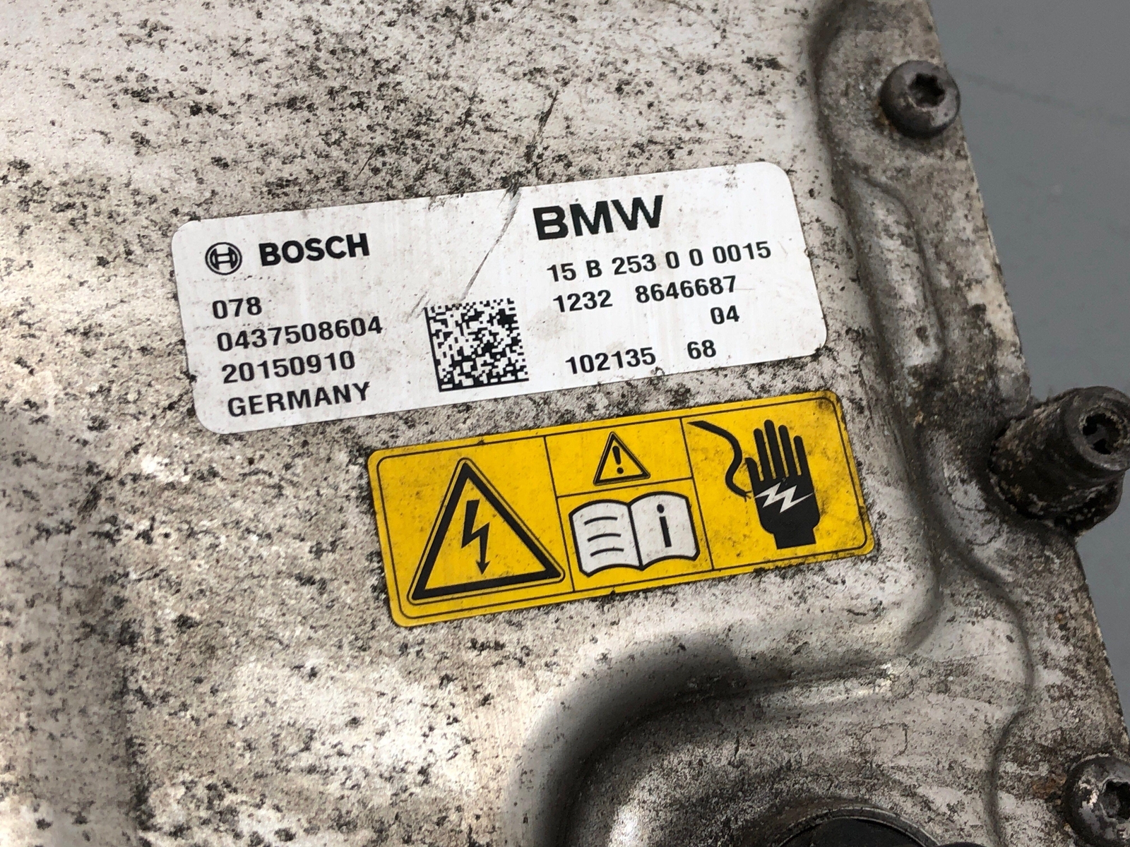 2014-2019 BMW I8 ELECTRIC MOTOR ENGINE COMPUTER CONTROL MODULE 12328646687 OEM