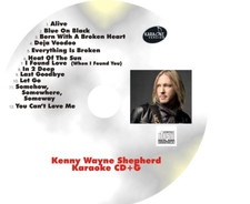 CUSTOM KARAOKE KENNY WAYNE SHEPHERD 12 GREAT SONGS NEW cdg CD G RARE SONGS