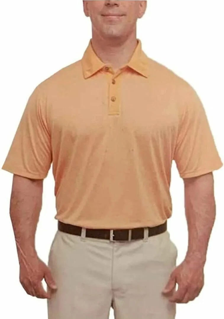 Pebble Beach Men's Performance Short Sleeve Golf Polo Shirt Size XL