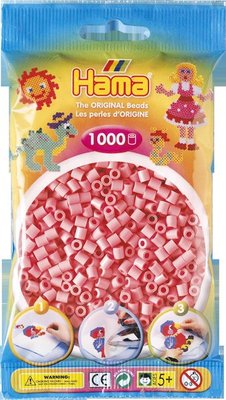 Bulk Buy: Hama Pink 207-06 Color  Iron On Midi Beads (5 Pack)