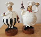 2 Chefs 9" & 1  Butler "James" bottle holder 7" Resin "3 Good Looking Men!" — photo 6