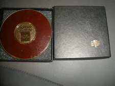 Vintage AMERICAN EXPRESS AMEX Financial Advisors Drink Coaster in Box (SU123)