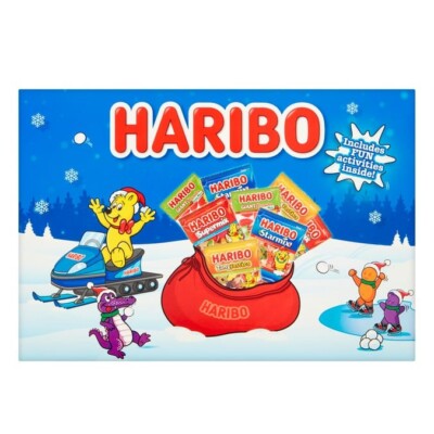 Haribo Auswahlbox Starmix Super Mix Tangfastics Erdbeeren 182g Weihnachten