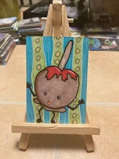 ACEO Original Mixed Media Painting Art Card ATC #207
