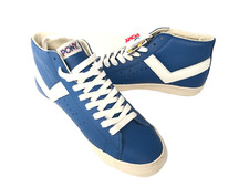 PONY SNEAKER, HIGH TOP RETRO, BLAU GR 41 (ungetragen)