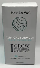 Hair La Vie Hair Vitamins 90 Capsules SEALED. EXP : 6/26 FREE SHIPPING