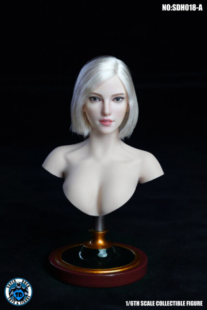 SUPER DUCK SDH018A 1/6 Beauty Girl Head Sculpt Fit 12" PH Pale Figure Body Toy
