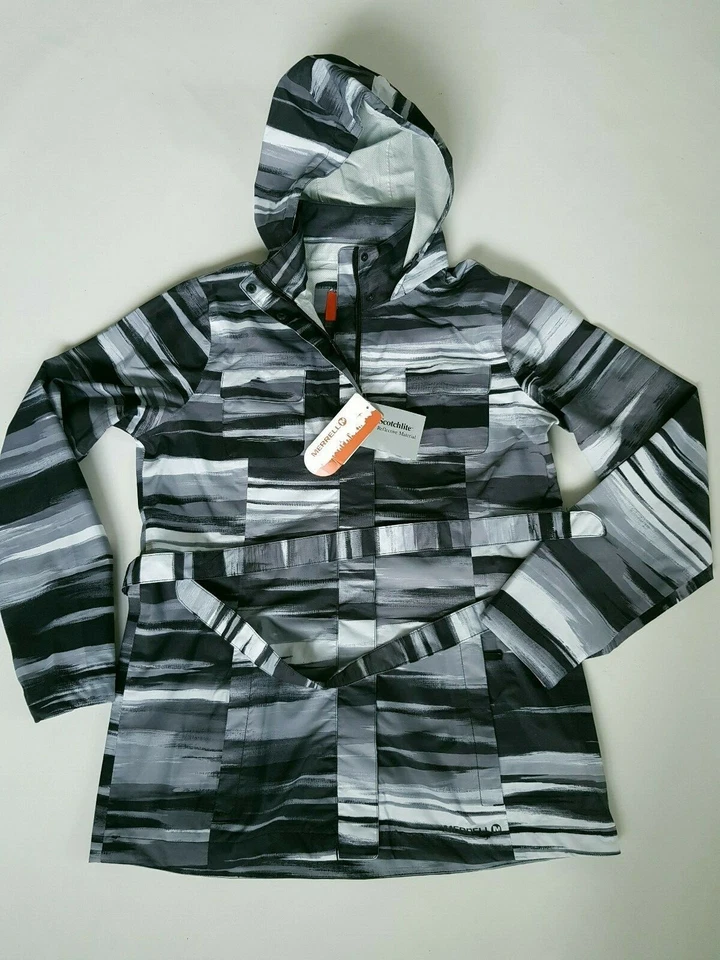 Women's Merrell Gamma Mid Length Jacket Black/Grey Color Size M -BNWT - Image 3 of 4