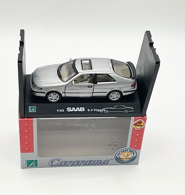 Cararama 1:43 ,,Saab 9.3 Viggen,, silber ,,Neu in OVP,,