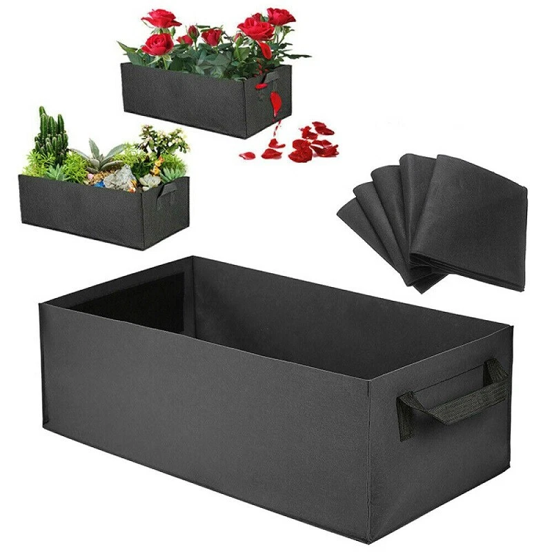 Fabric Plant Grow Bag Garden Outdoor Flower Vegetable Tomato Potato Planter Pot - Image 3 of 4