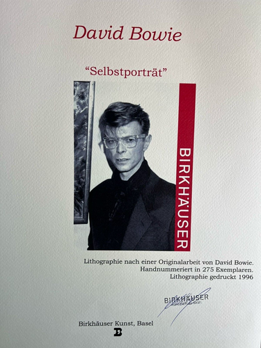 David Bowie Lithographie COA Originale Signée Numérotée Limitée 275 Ex - Zdjęcie 8 z 10