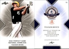TUCKER BIVEN 2021 LEAF PERFECT GAME 