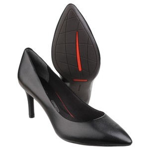 black patent stiletto court shoes