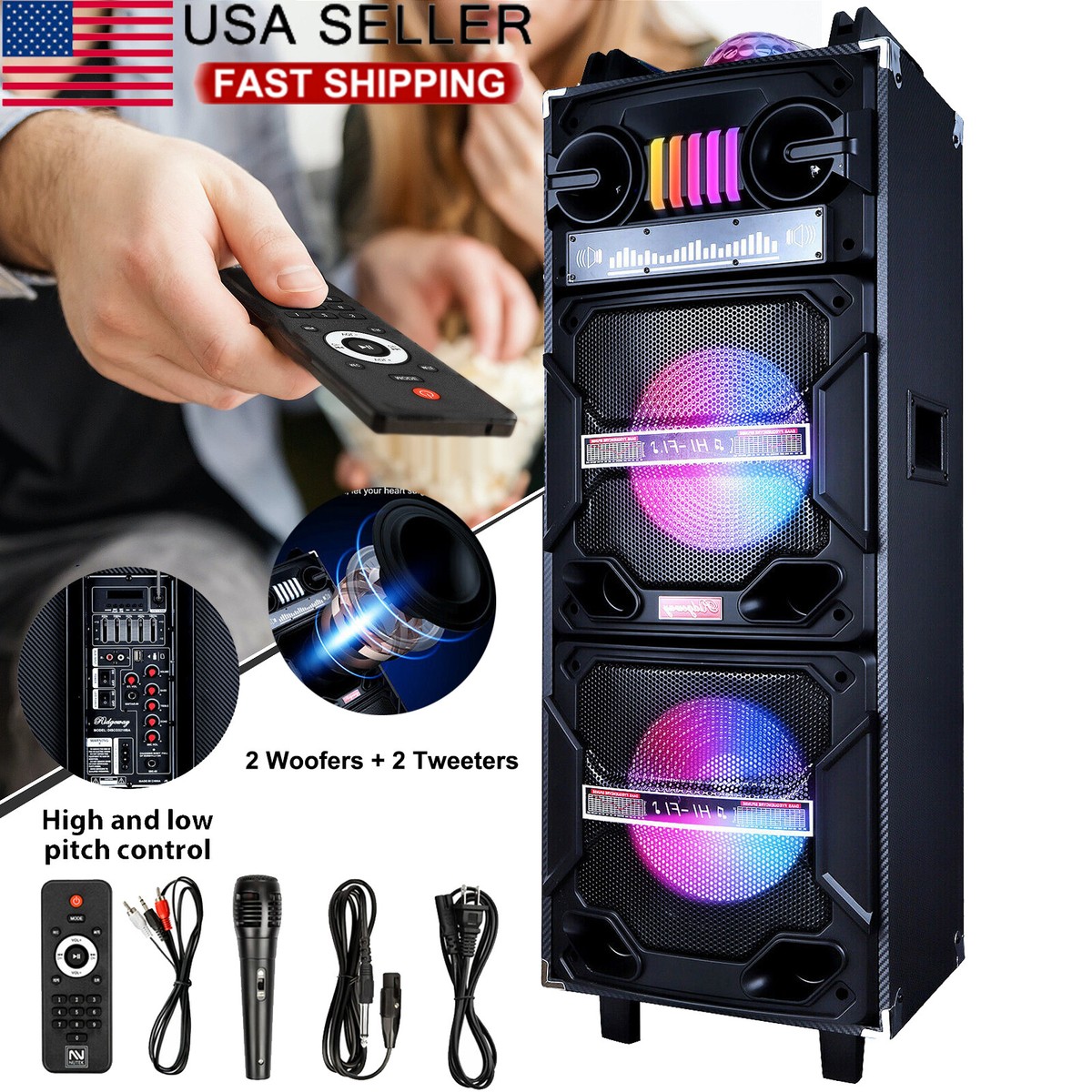 Bluetooth Speakers Microphone And Speaker Set Walmart Walmart