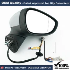 Fits Ford Fiesta 2013-2017 Right Hand Side Complete Electric Wing Mirror Unit