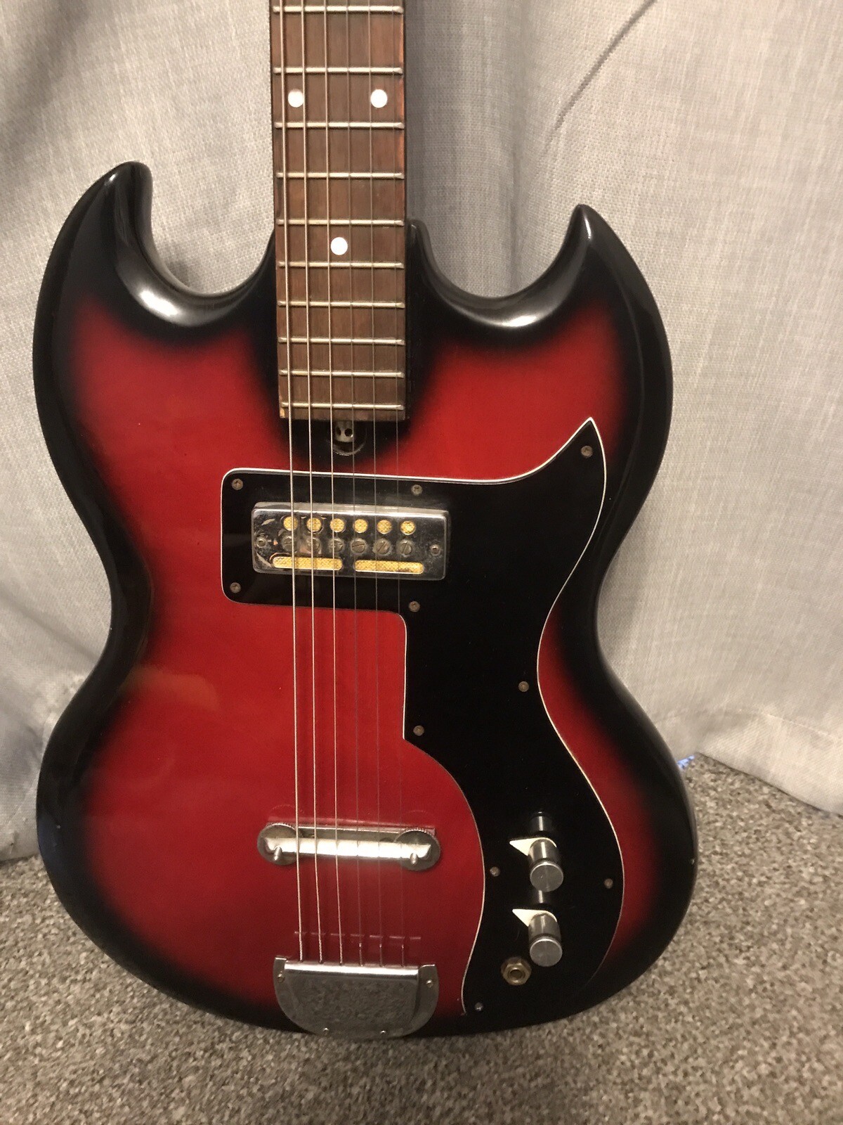 Vintage Zenta Sg Electric Guitar eBay