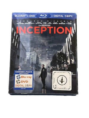 Inception Blu-Ray DVD, Digital 2010, 3 Disc Set Combo Pack