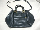 KENAR Dark Green Leather satchel bag purse