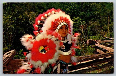Native American Indian Postcard - Cherokee Indians - North Carolina