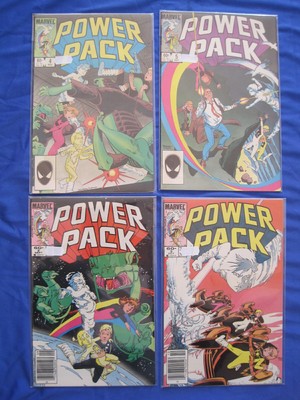 Power Pack, 1984 MARVEL SERIES : 44 issues : 2-18,20-25,27-40,43,47-49,52,53,54